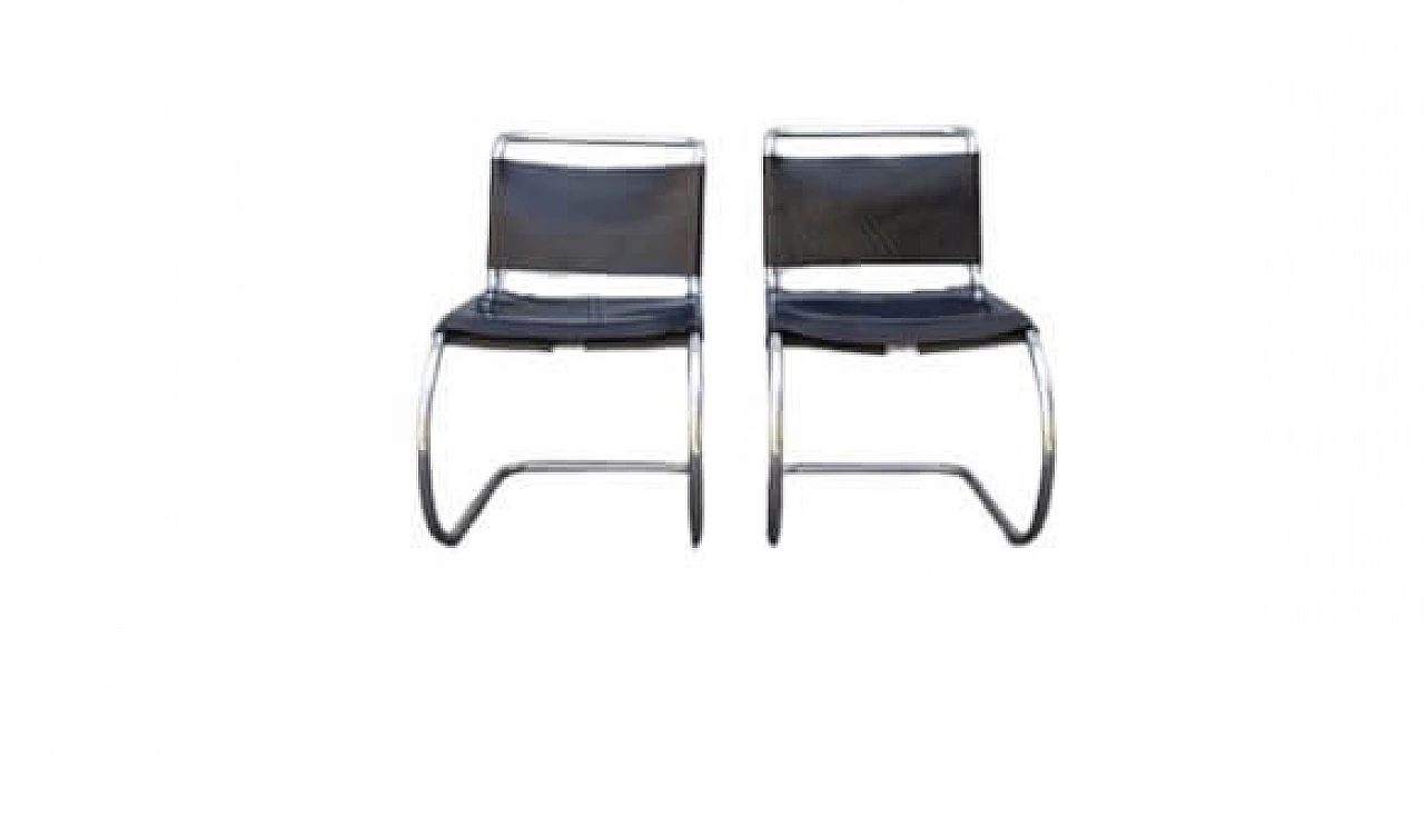 Coppia di Sedie MR10 di Mies van der Rohe per Knoll International, anni '60 8