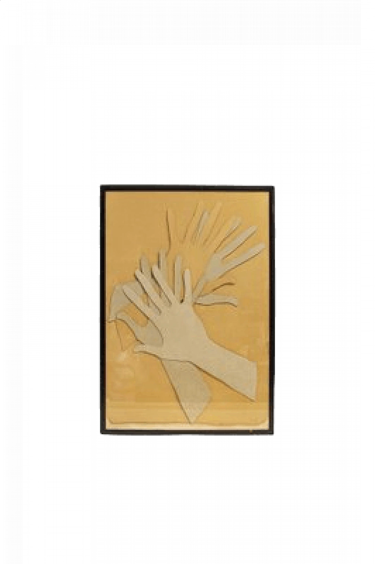 Multiplo in cartone fustellato Applausi di Mario Ceroli, 1969 8