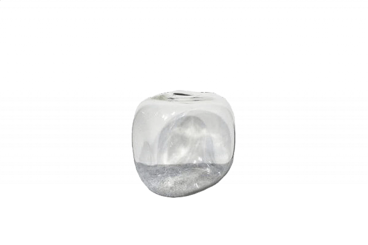 Murano glass vase by Paolo Tilche for Barbini, 1960s 5