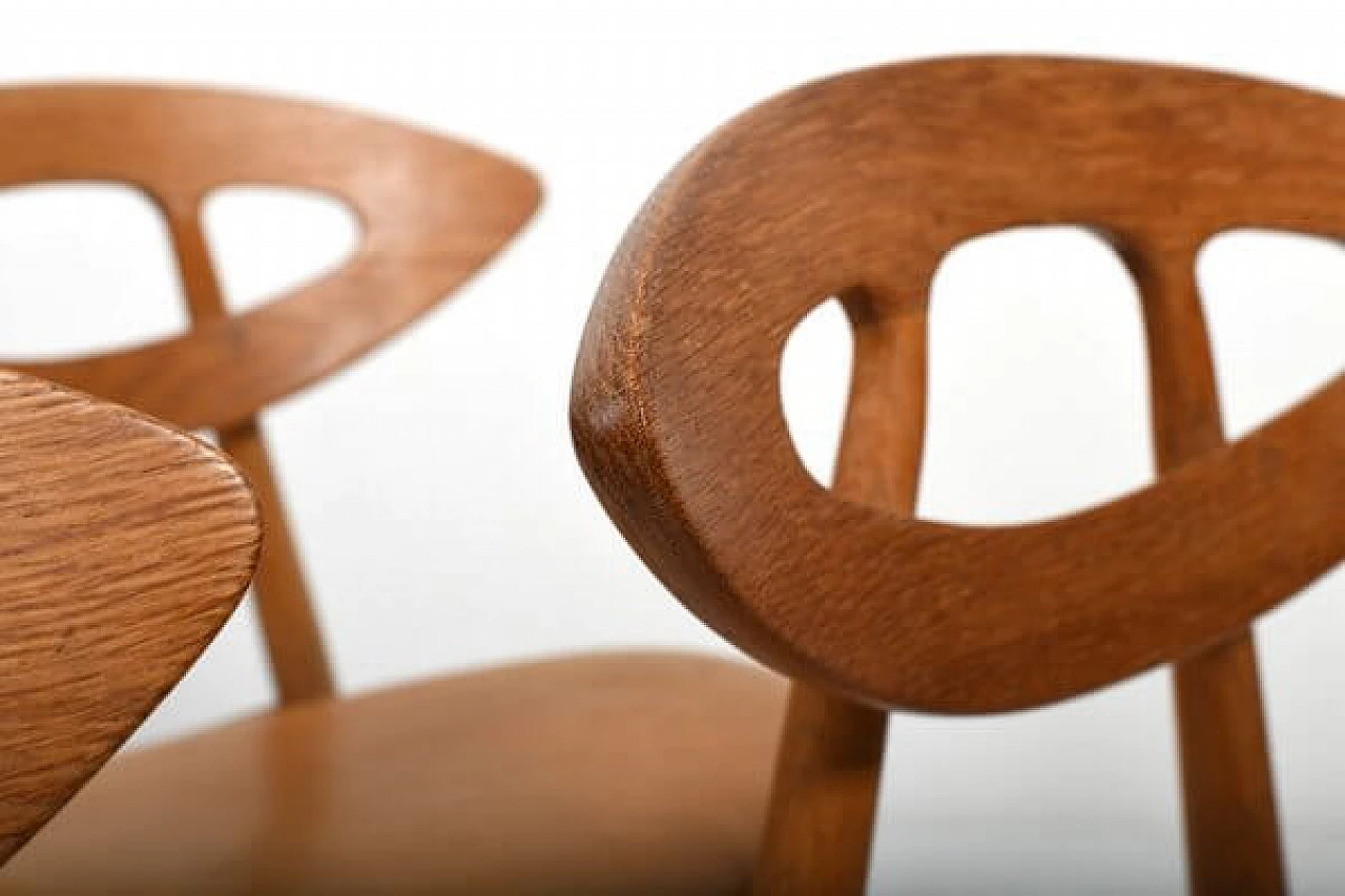 4 Eye 84 chairs by Ejvind A. Johansson for Ivan Gern Møbelfabrik, 1960s 12