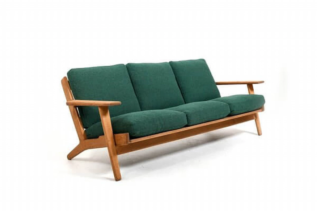 Divano GE-290/3 di Hans J. Wegner per Getama, anni '50 6