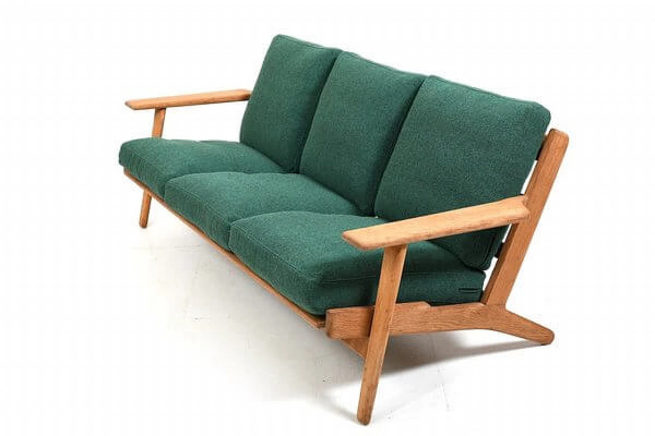 Divano GE-290/3 di Hans J. Wegner per Getama, anni '50 8