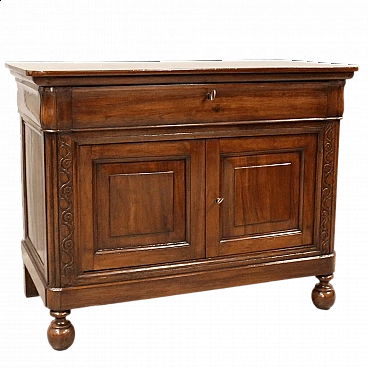 Solid walnut Louis Philippe sideboard, mid-19th century