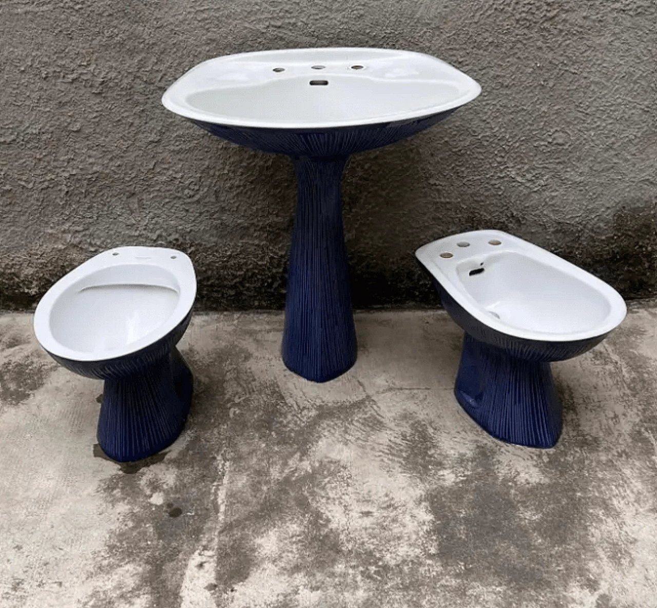 3 Pezzi bagno in ceramica di Antonia Campi per Richar Ginori, anni '50 3