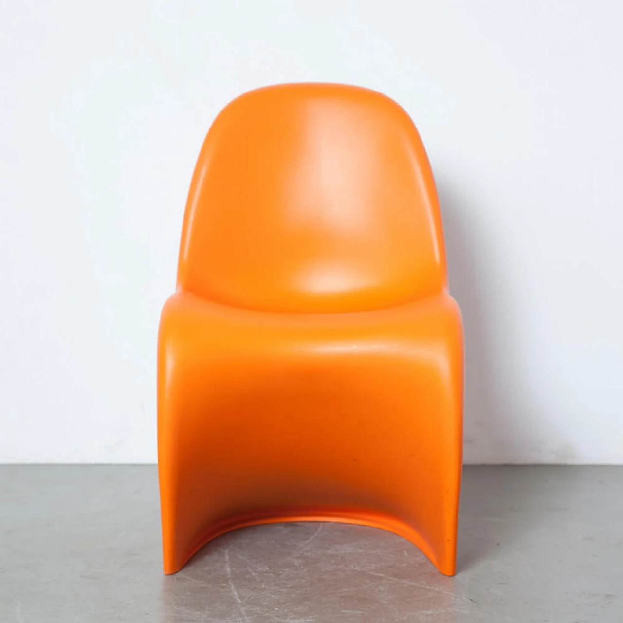 4 Sedie Panton Chair S arancioni di Verner Panton per Vitra 6