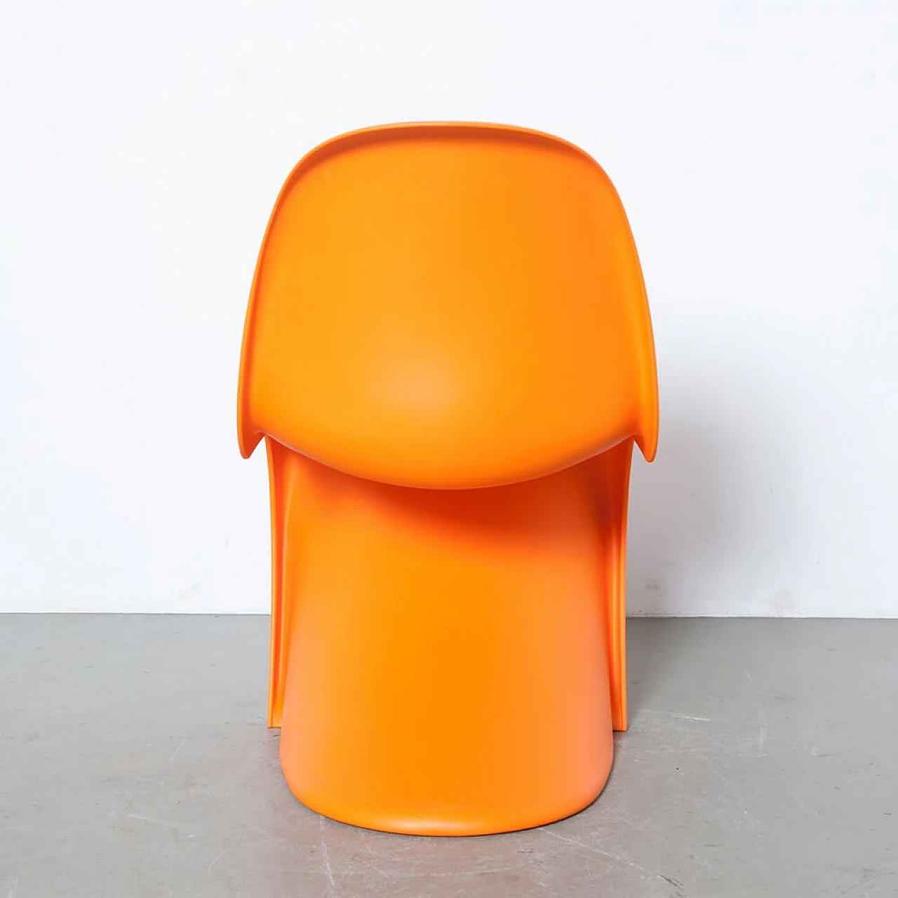 4 Sedie Panton Chair S arancioni di Verner Panton per Vitra 9