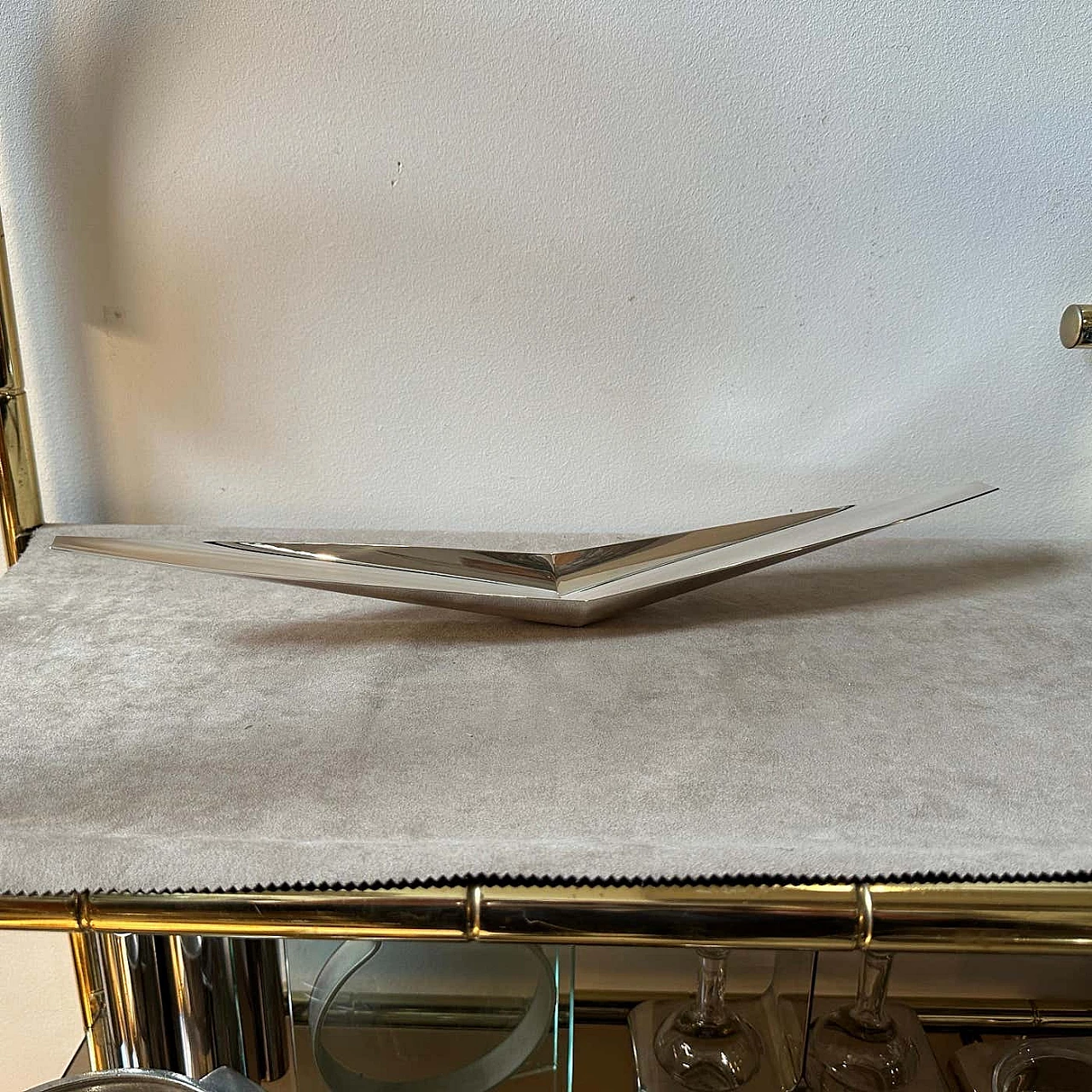 Centrotavola in argento di Gio Ponti e Lino Sabattini per Christofle, 1976 7