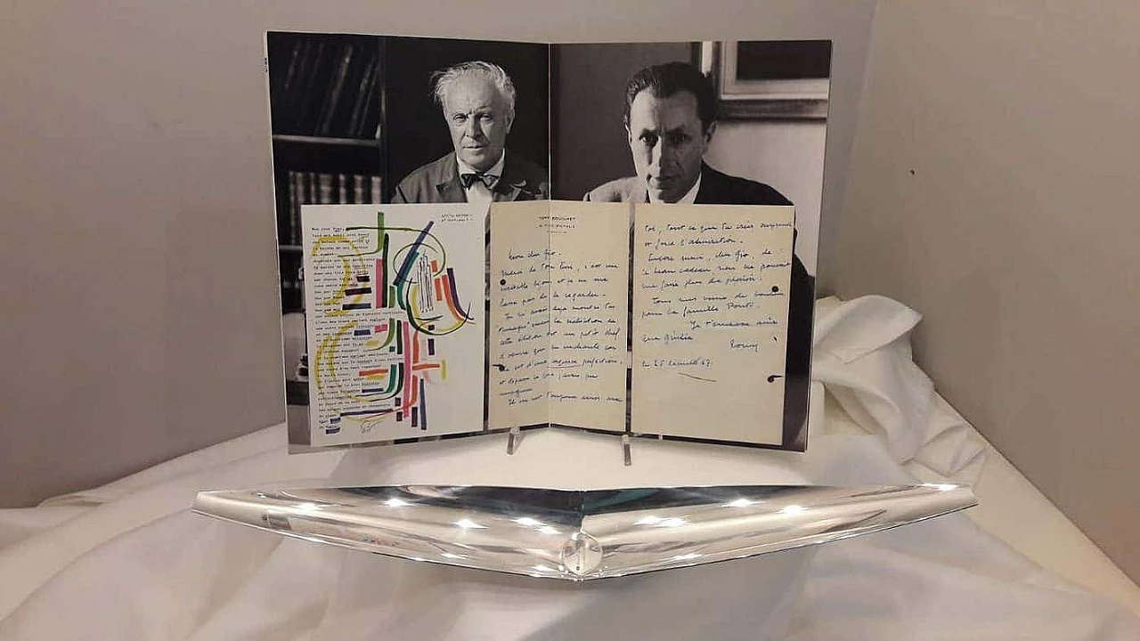 Centrotavola in argento di Gio Ponti e Lino Sabattini per Christofle, 1976 13