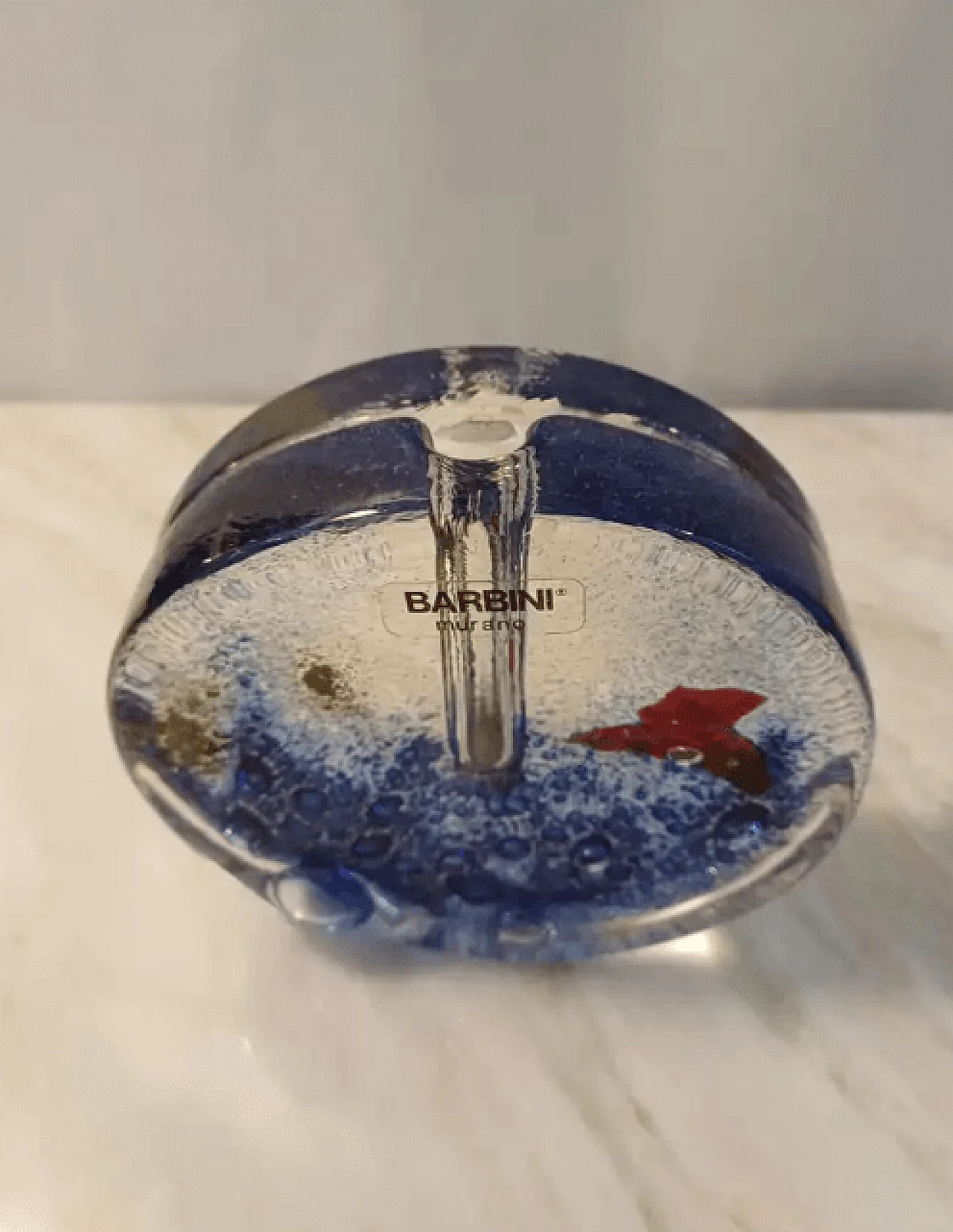 Murano glass single-flower vase by Barbini, 1960s | intOndo