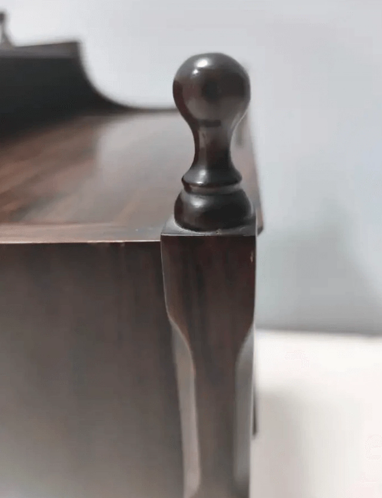 Walnut bedside table, 1970s 10