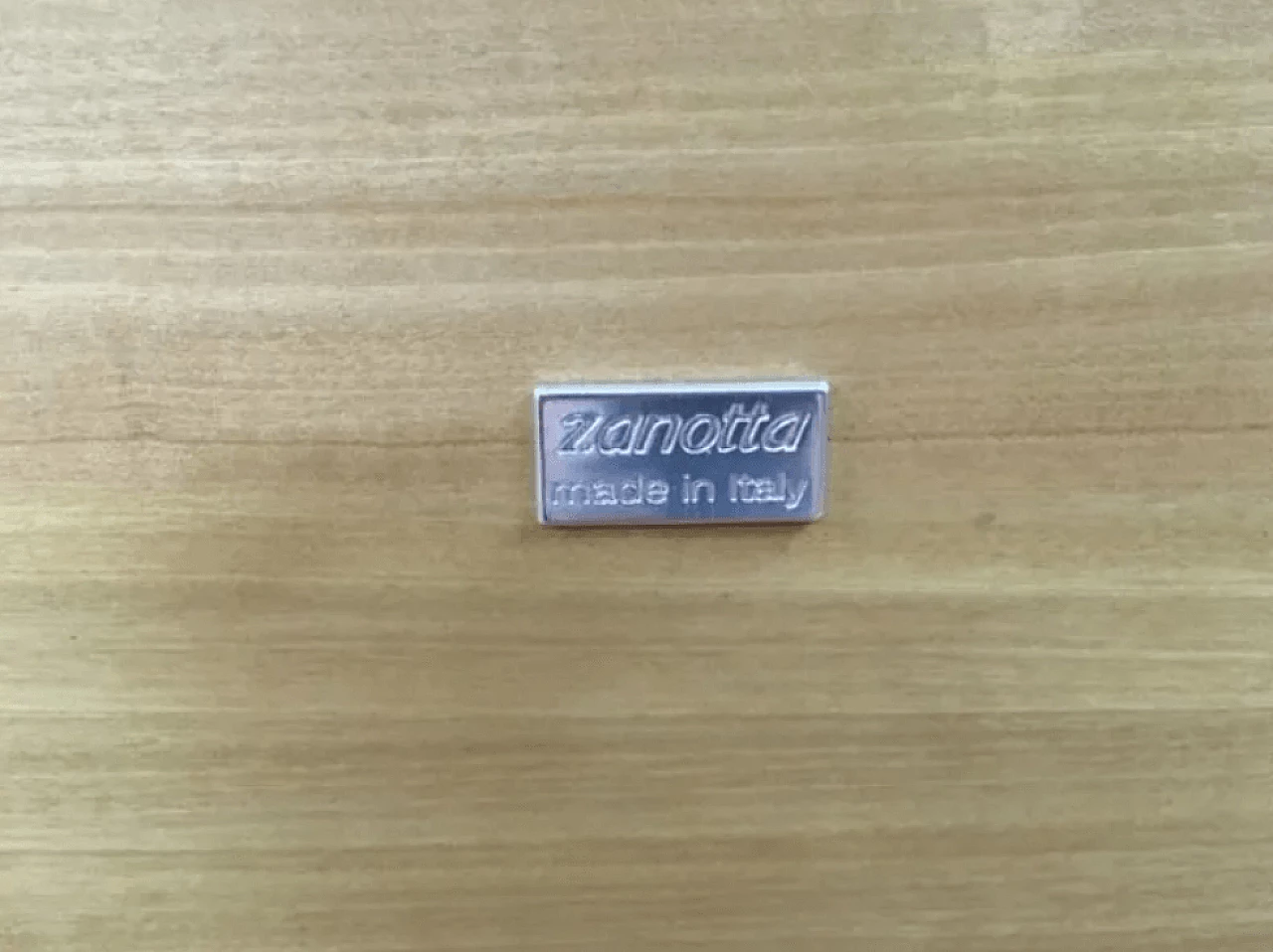 Geometric wooden table by Emaf Progetti for Zanotta, late 20th century 2