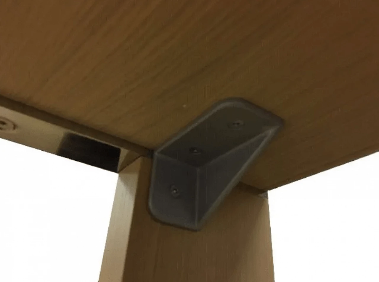 Geometric wooden table by Emaf Progetti for Zanotta, late 20th century 3