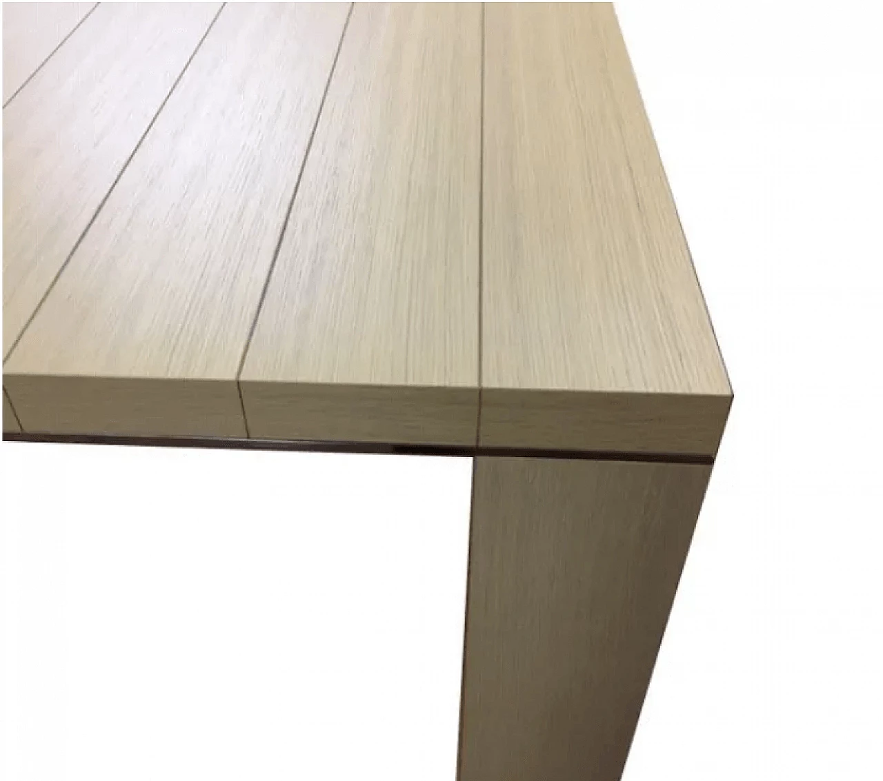 Geometric wooden table by Emaf Progetti for Zanotta, late 20th century 6