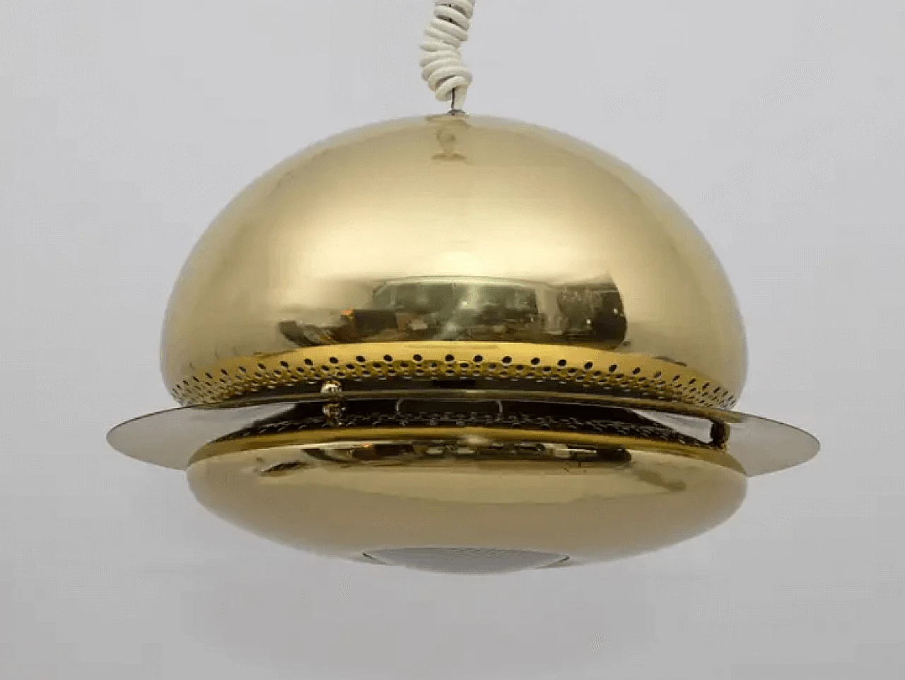 Brass chandelier by Afra & Tobia Scarpa, 1960s 3