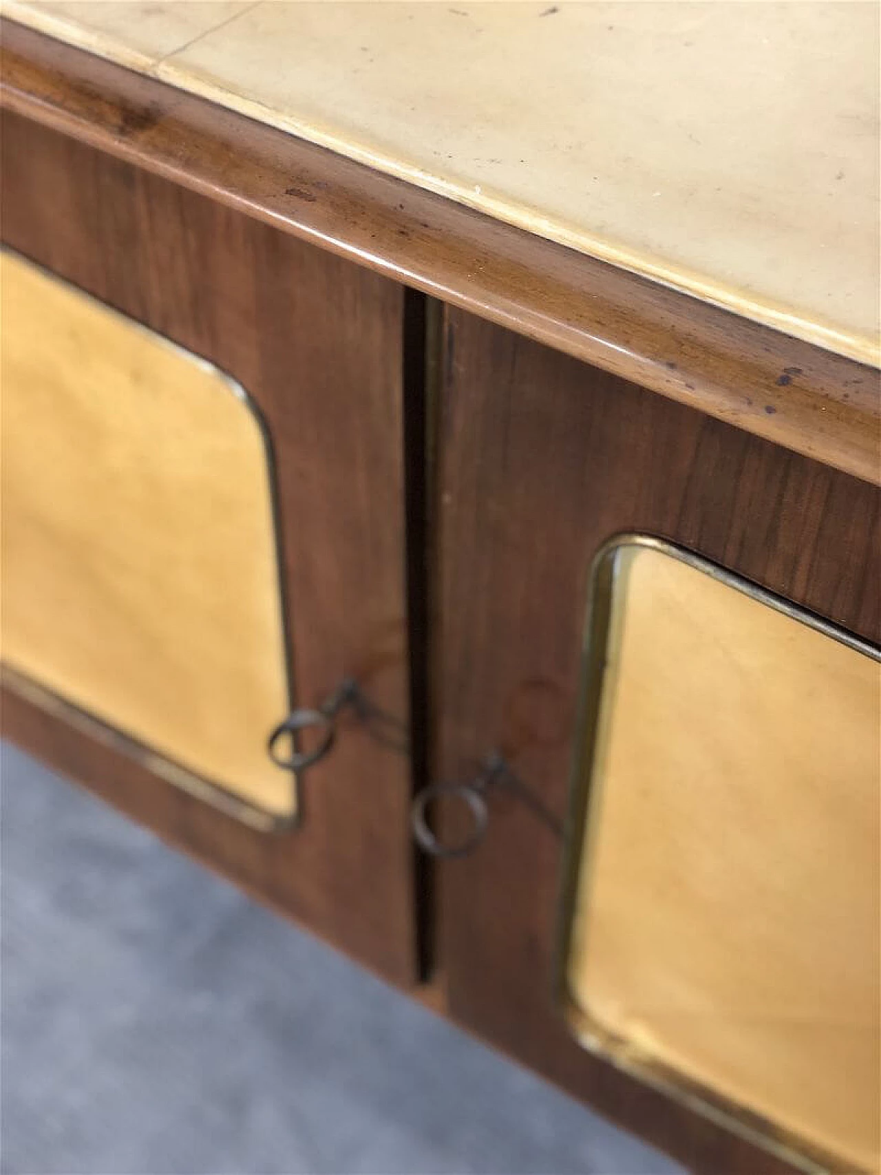 Credenza in pergamena, anni '50 6