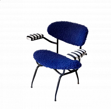 Blue striped armchair, 1990s