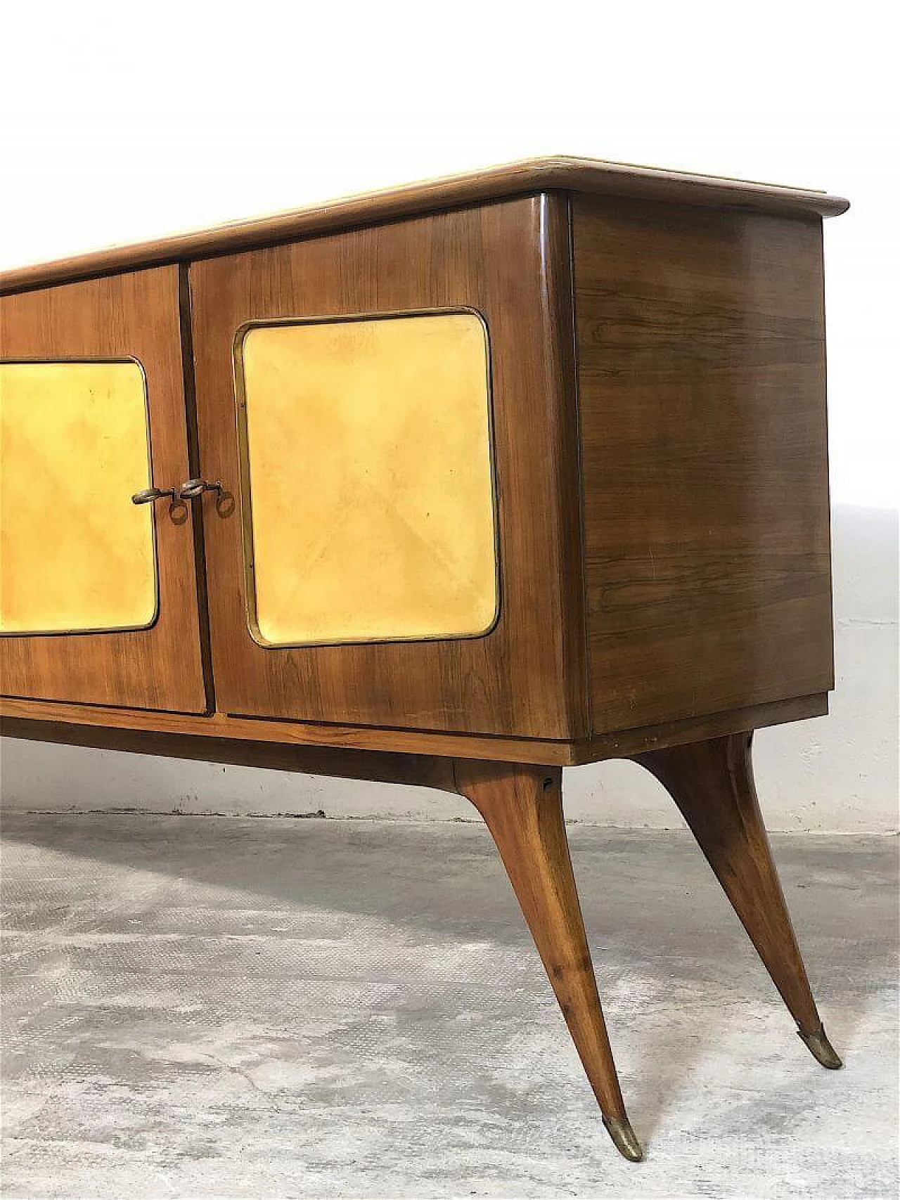 Credenza in pergamena, anni '50 16