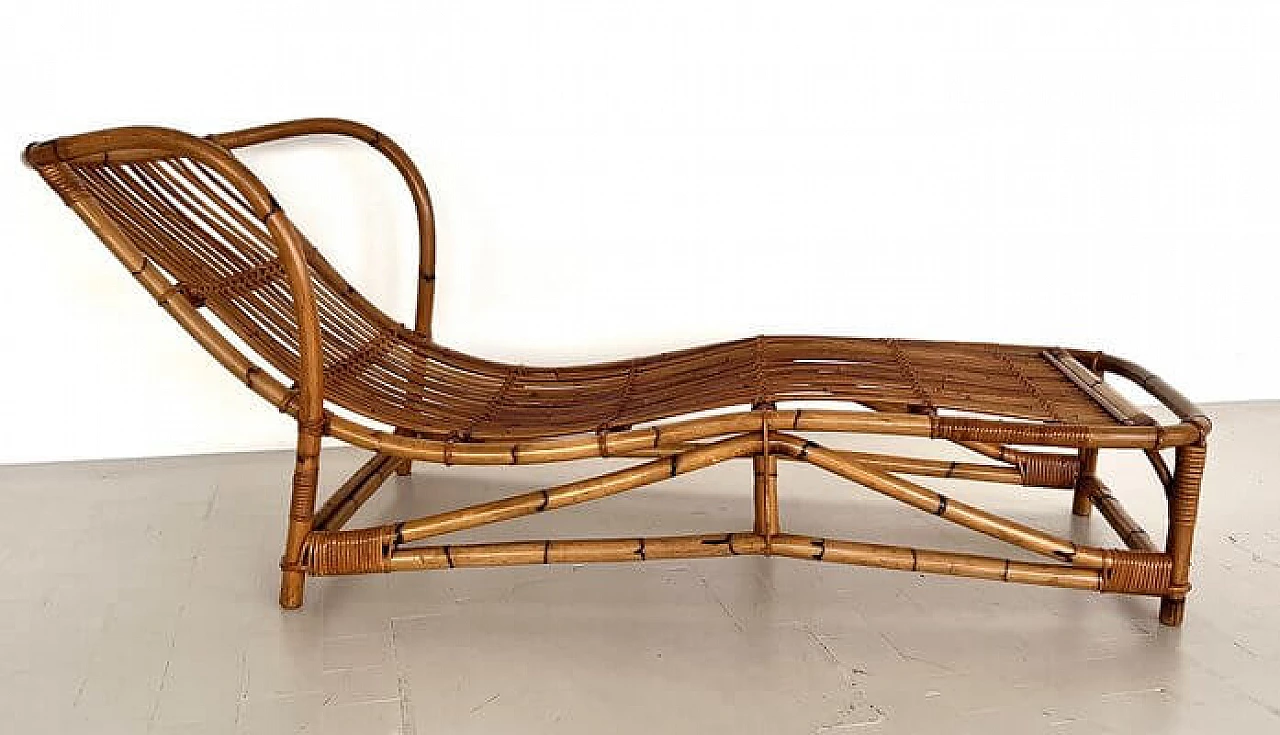Bamboo daybed, 1960s 1