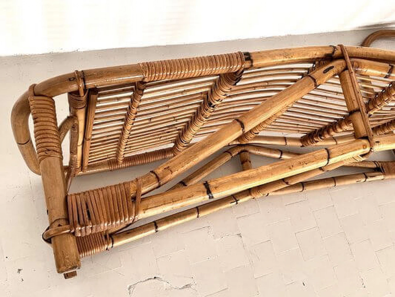 Dormeuse in bambù, anni '60 10