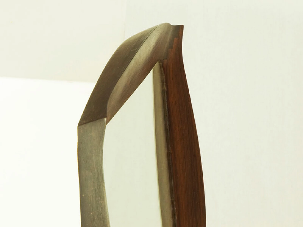 Savino rosewood mirror by Campo & Graffi for Home Torino, 1960s 5