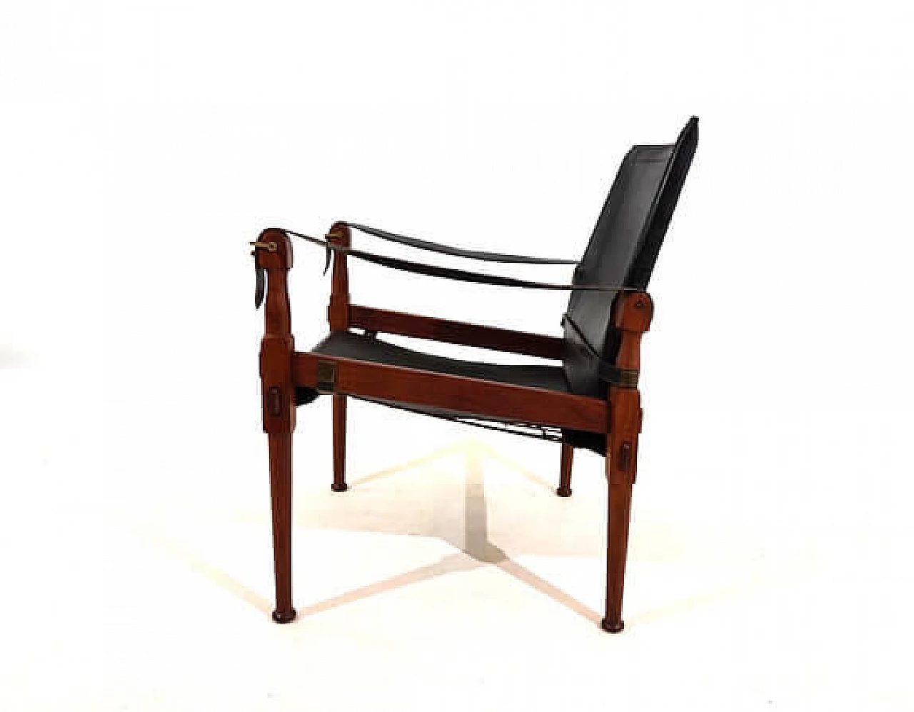 Roorkee Campaign Safari armchair by Hayat Brothers, 1960s 1