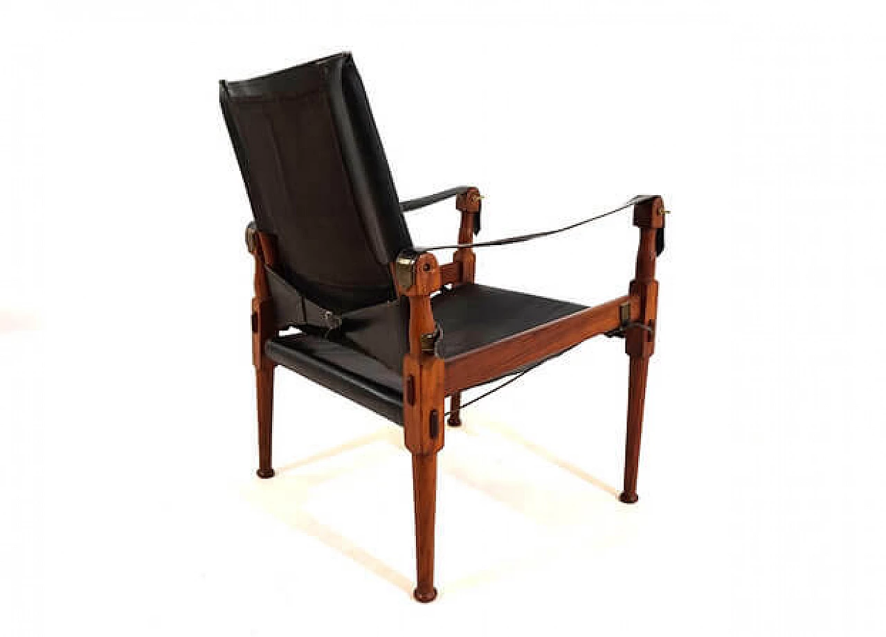 Roorkee Campaign Safari armchair by Hayat Brothers, 1960s 2