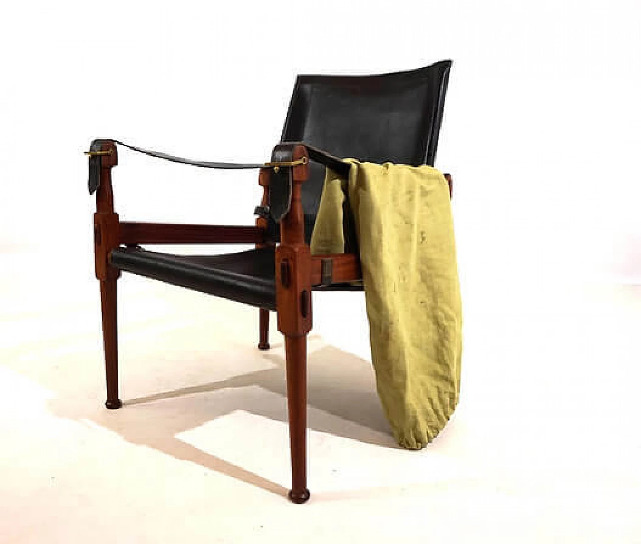 Roorkee Campaign Safari armchair by Hayat Brothers, 1960s 3