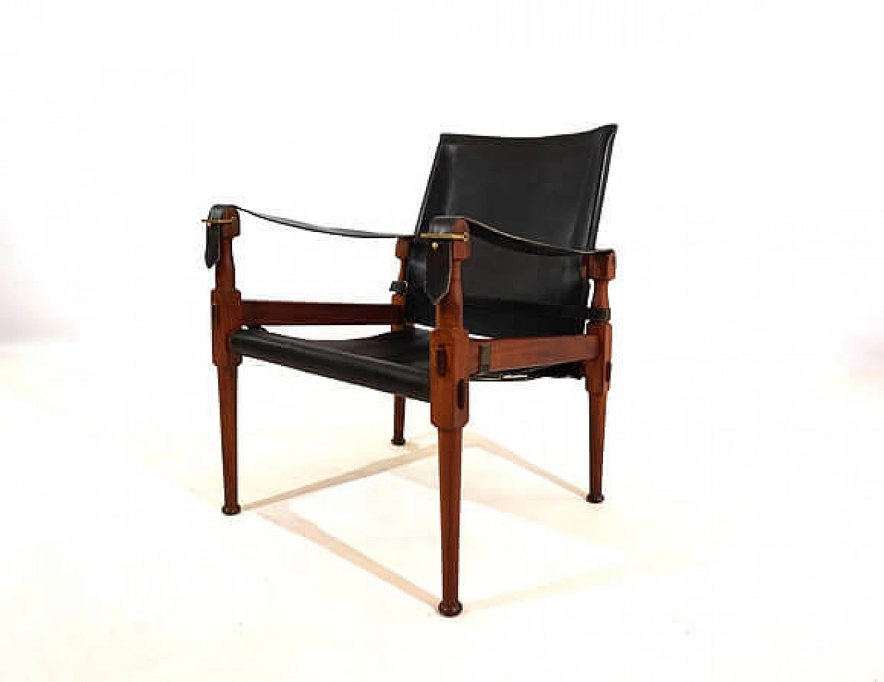Roorkee Campaign Safari armchair by Hayat Brothers, 1960s 7