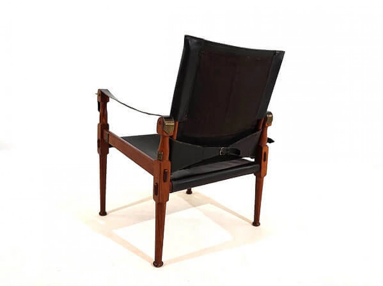 Roorkee Campaign Safari armchair by Hayat Brothers, 1960s 8