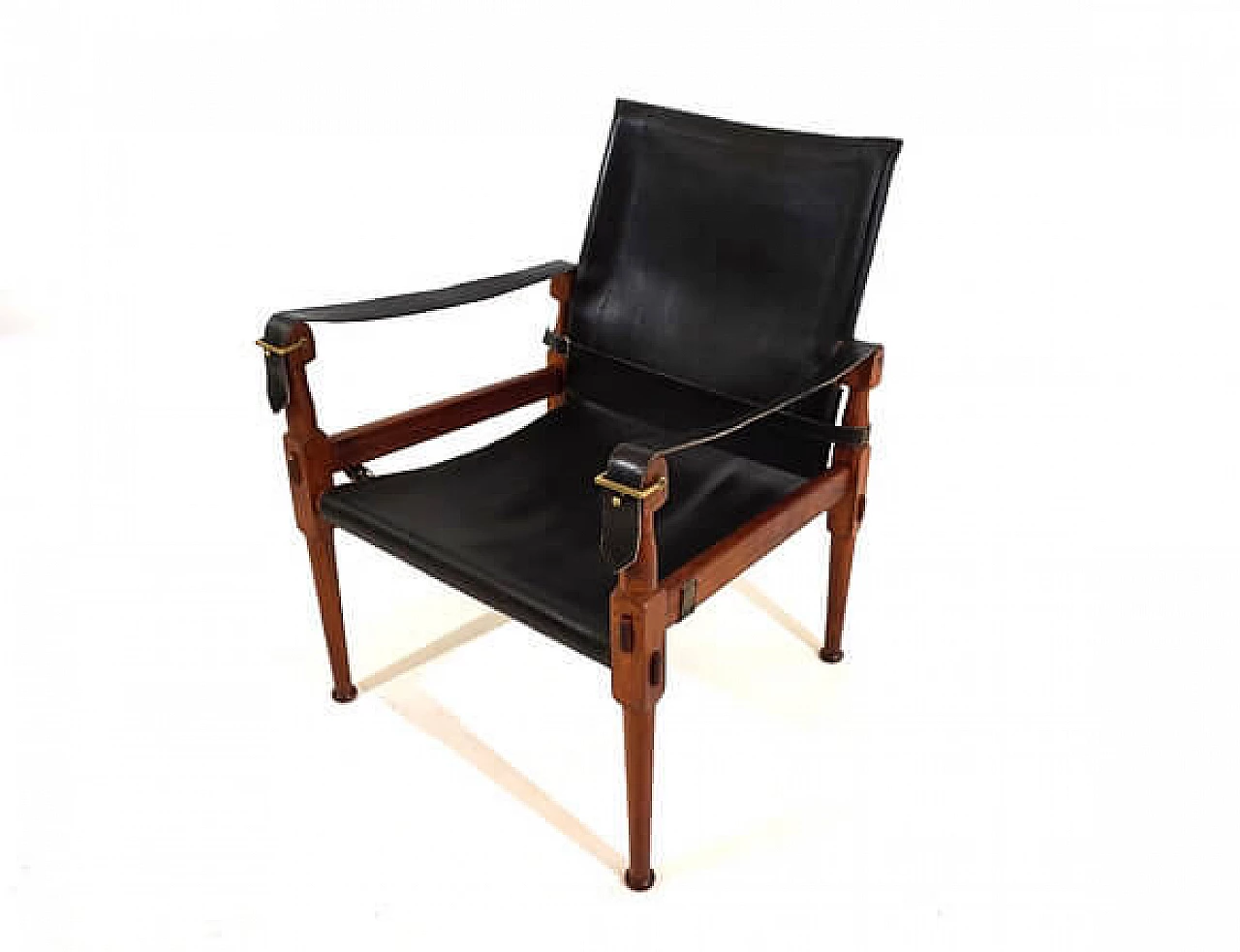Roorkee Campaign Safari armchair by Hayat Brothers, 1960s 9