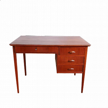 Scrivania in teak, anni '60
