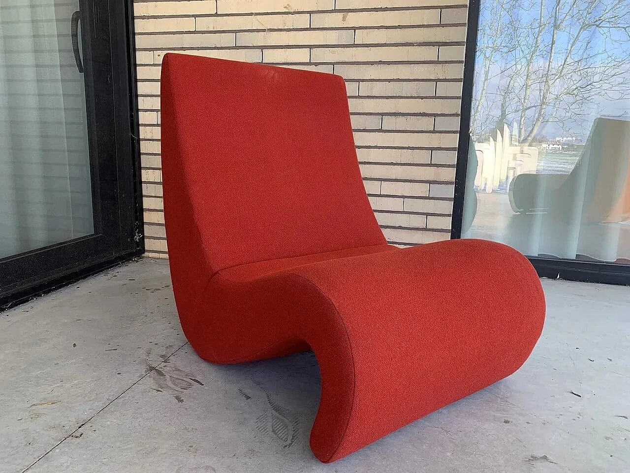 Coppia di poltrone Amoebe di Verner Panton per Vitra 3