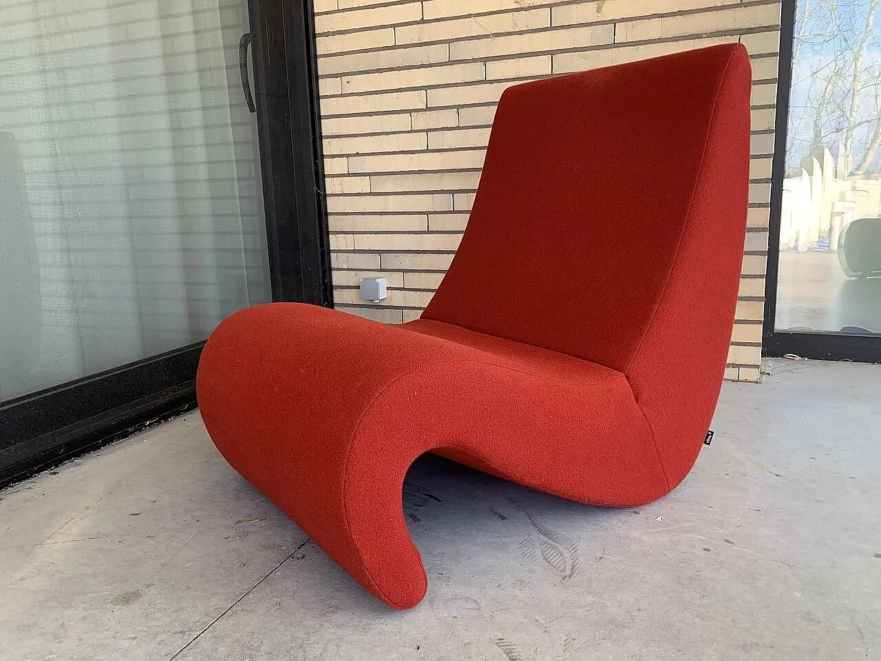 Pair of Amoebe armchairs by Verner Panton for Vitra 9