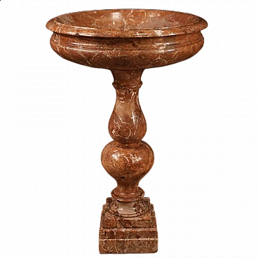 Red marble stoup, second half of the 19th century