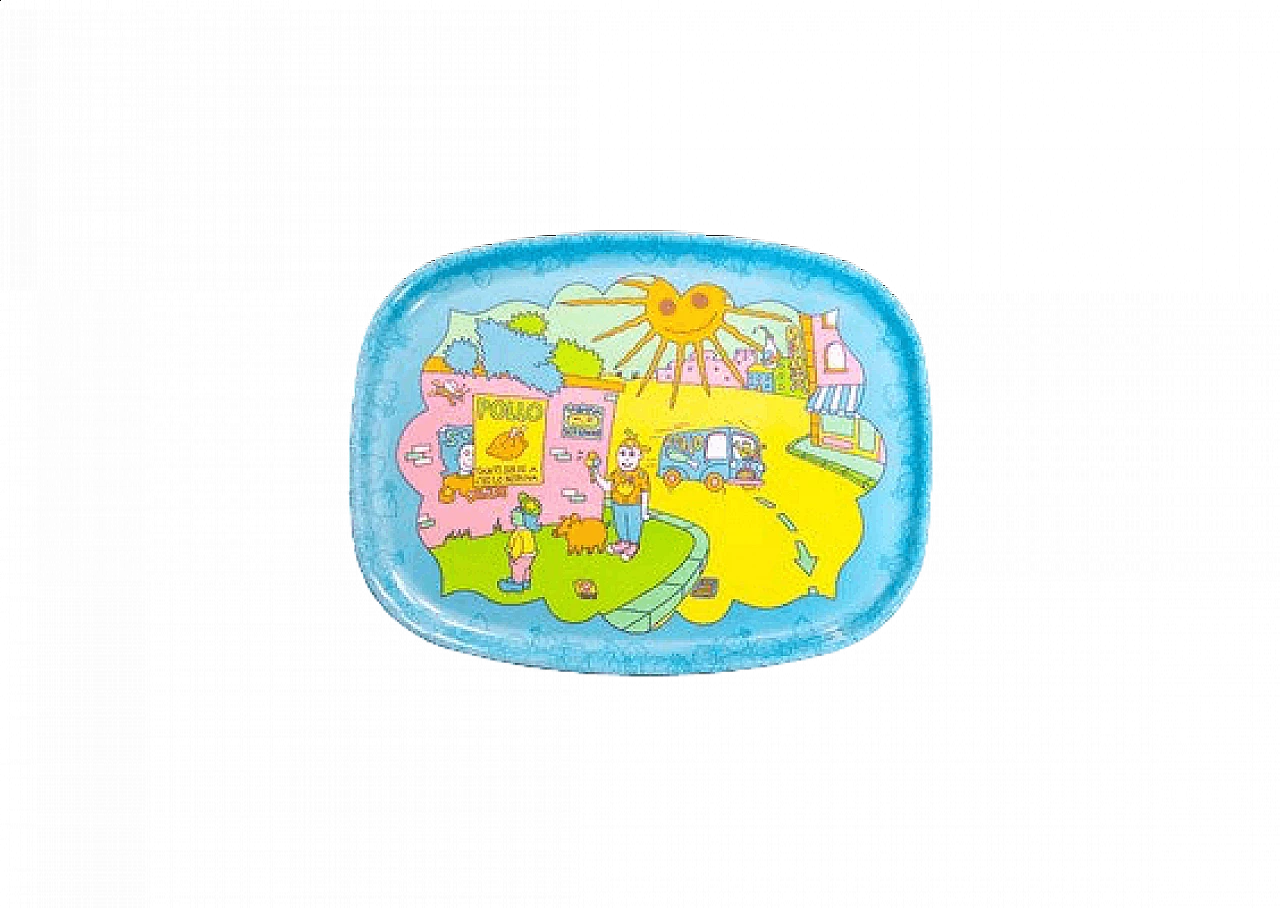 Melamine tray by Sergio Cascavilla for Alessi, 1997 6