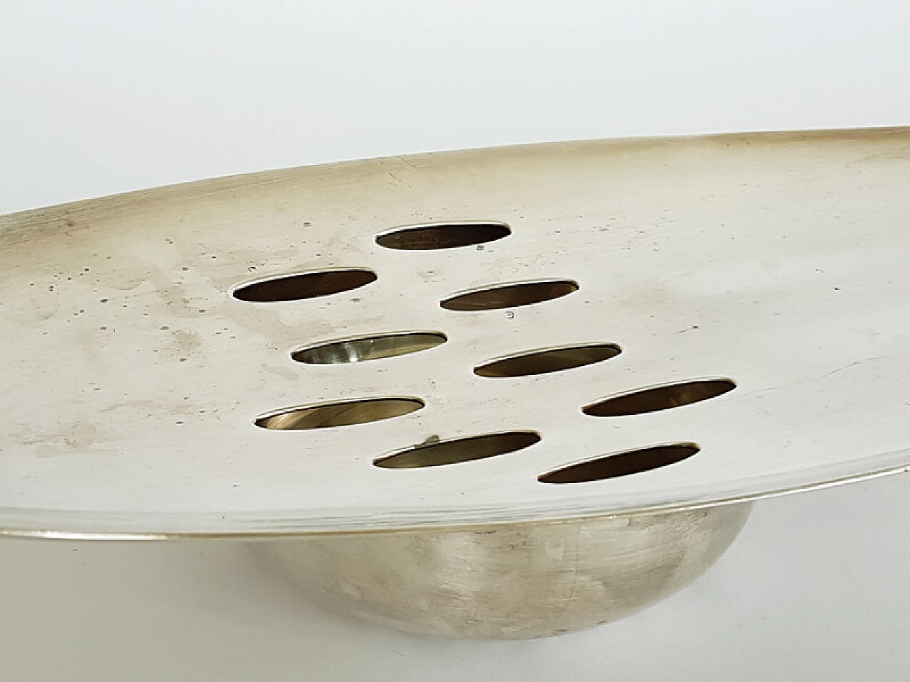 Silver-plated metal fish kettle by Lino Sabattini for Christofle, 1960s 3