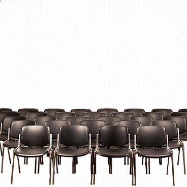 30 DSC 106 chairs by Giancarlo Piretti for Anonima Castelli, 1960s