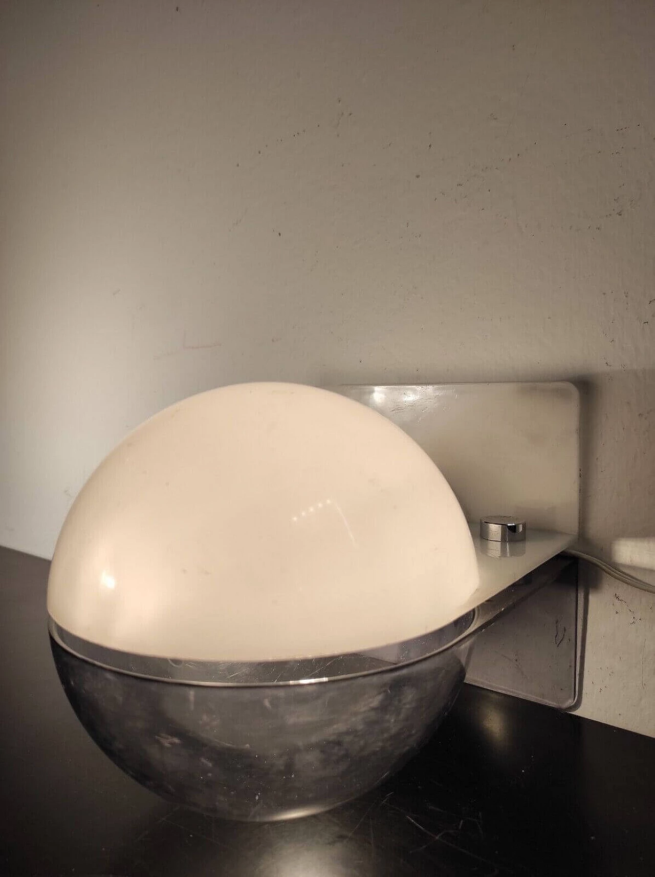 Sirio table or wall lamp by Sergio Brazzoli and Ermanno Lampa for Guzzini, 1970s 1