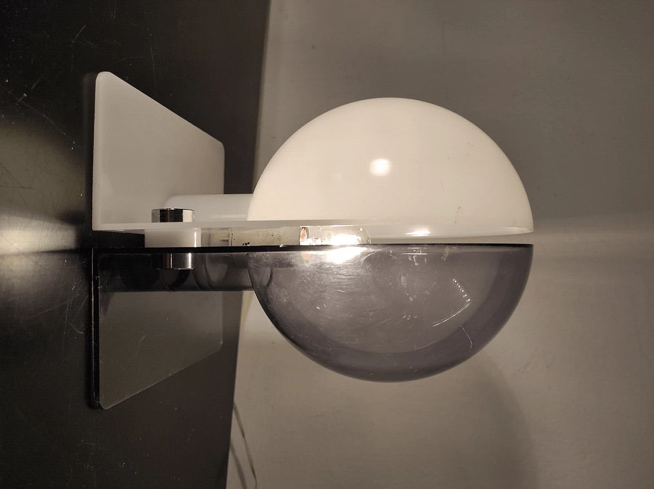 Sirio table or wall lamp by Sergio Brazzoli and Ermanno Lampa for Guzzini, 1970s 4