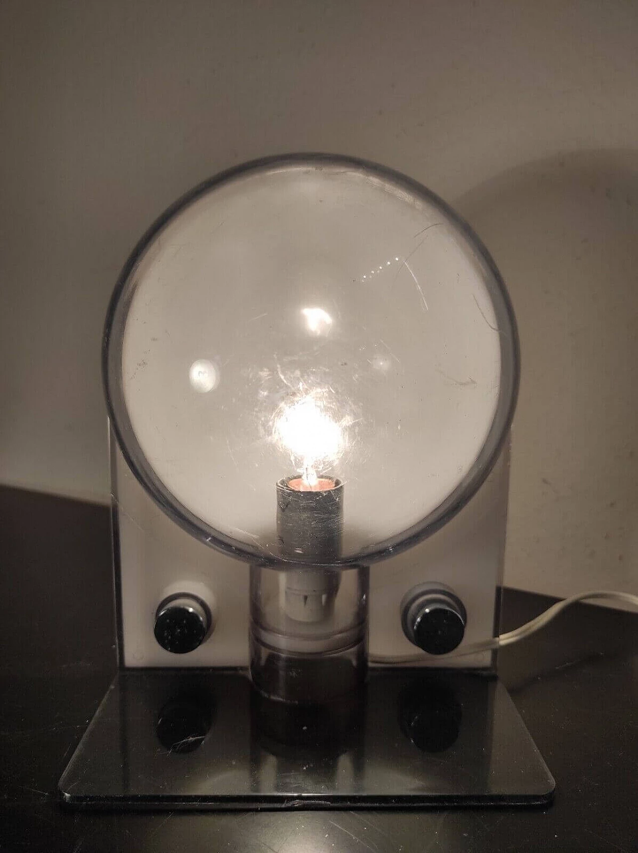 Sirio table or wall lamp by Sergio Brazzoli and Ermanno Lampa for Guzzini, 1970s 7