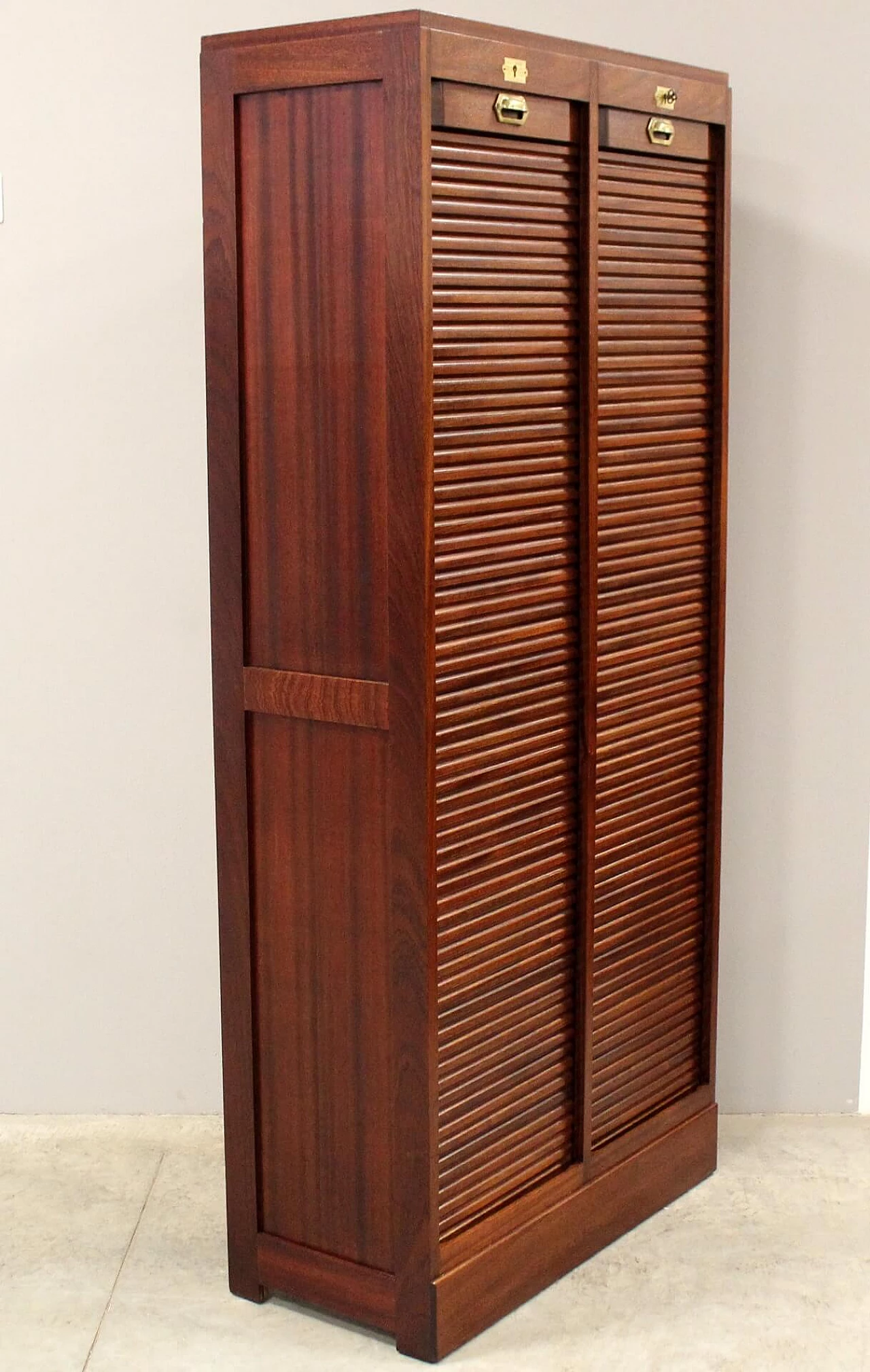 Mahogany shutter box, early 20th century 2