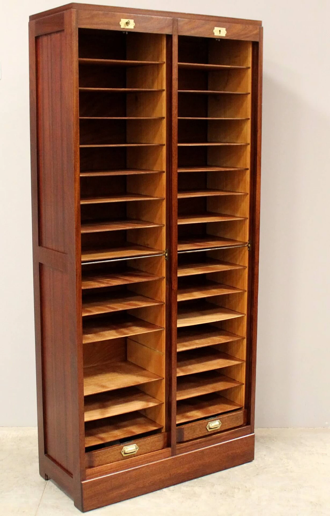 Mahogany shutter box, early 20th century 5