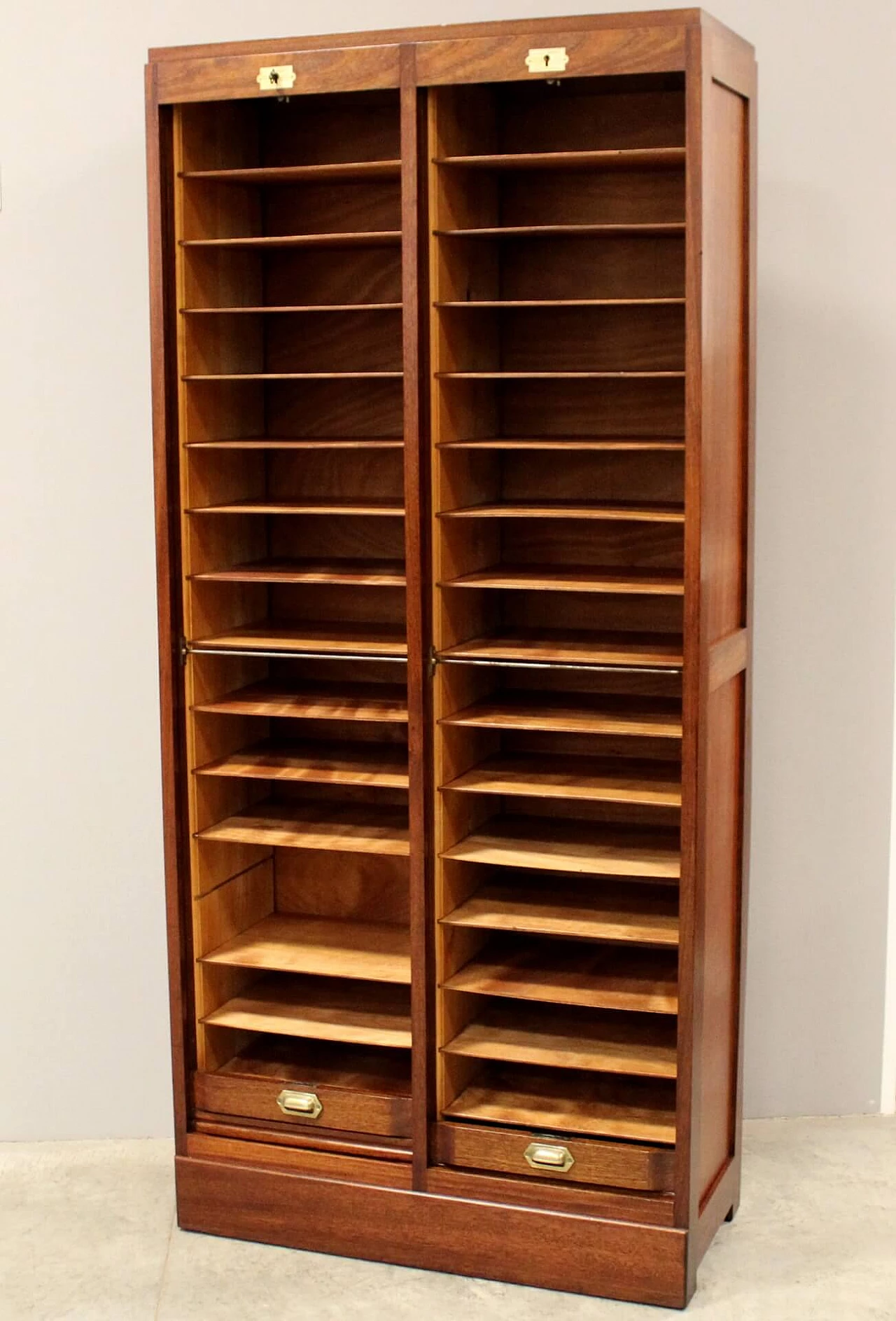 Mahogany shutter box, early 20th century 8