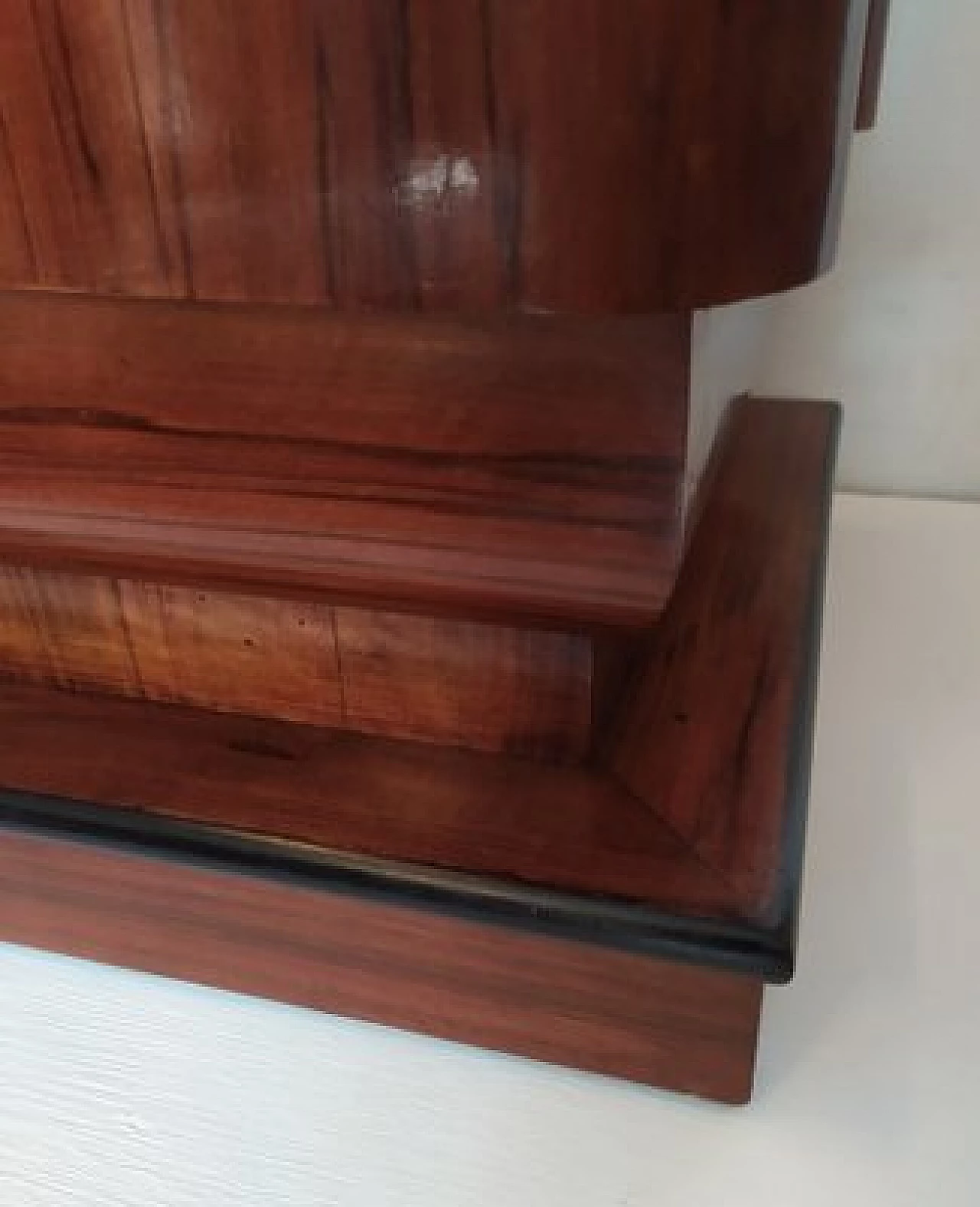 Pair of Art Deco teak bedside tables, 1930s 6