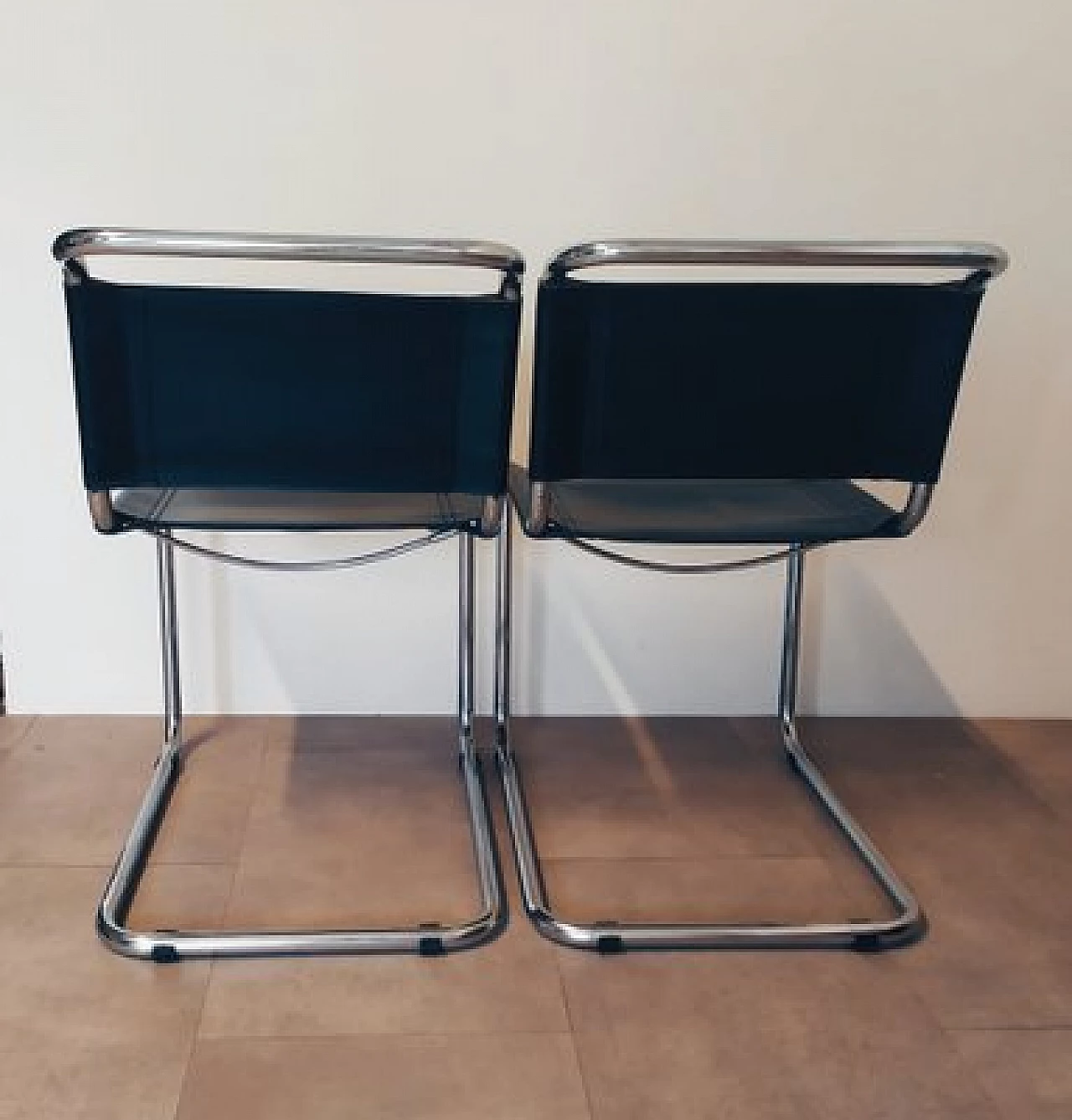 Pair of Bauhaus chairs by Marcel Breuer for Gavina, 1966 6