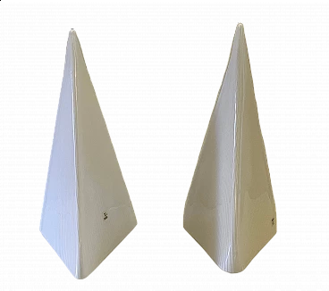 Pair of Murano glass lamps attributed to Lino Tagliapietra, 1970s