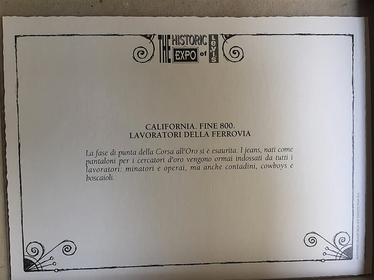 Collezione di cartoline Levi's, anni '90 7