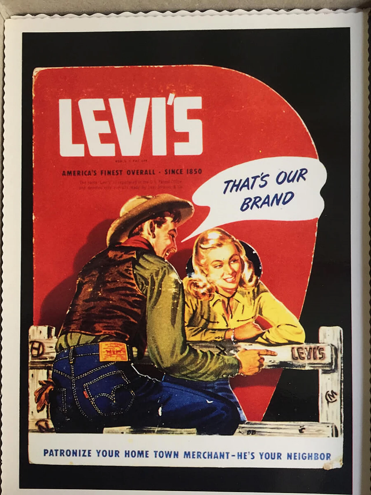 Collezione di cartoline Levi's, anni '90 16