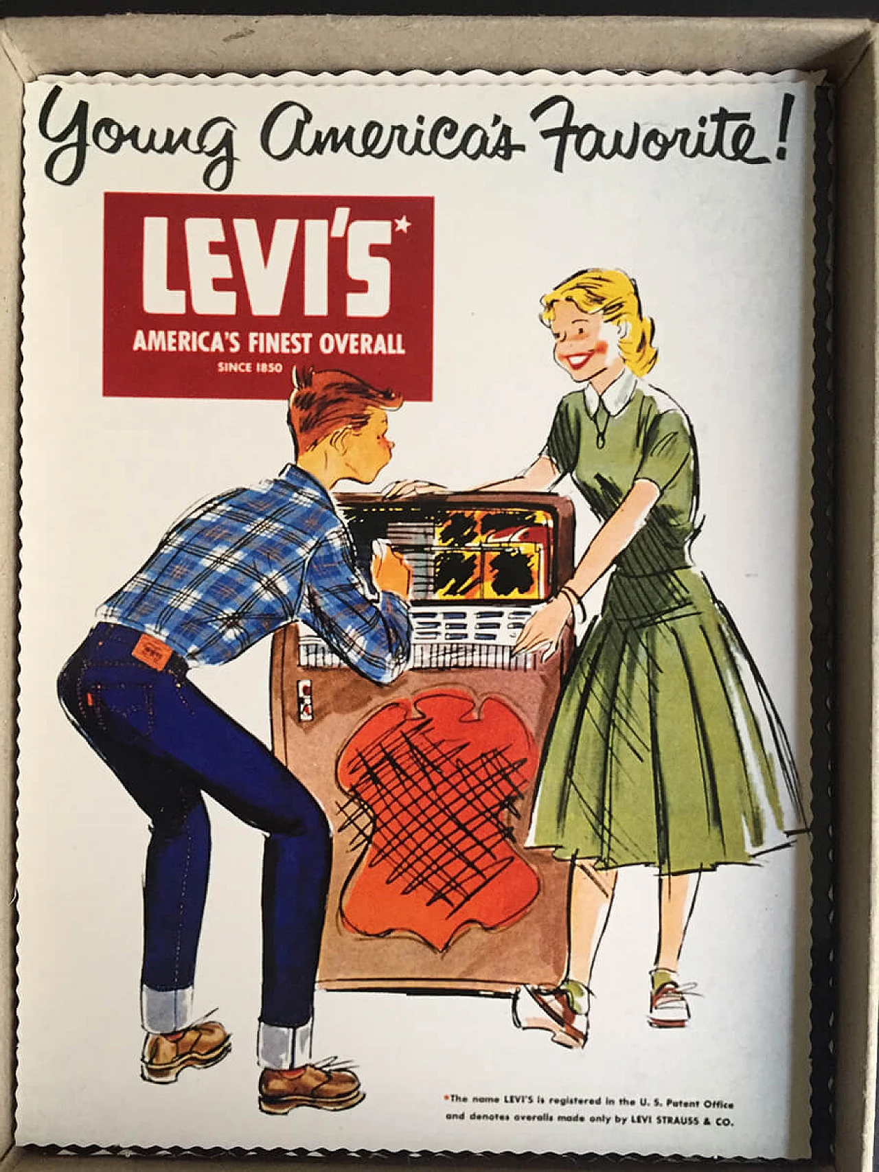 Collezione di cartoline Levi's, anni '90 18