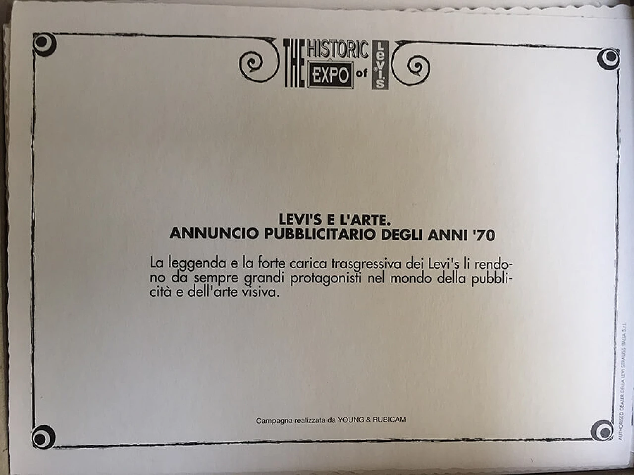 Collezione di cartoline Levi's, anni '90 23